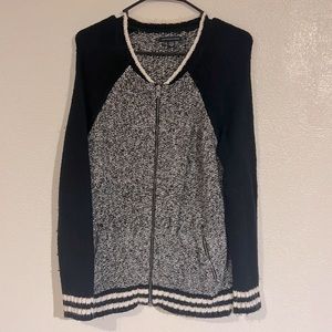 American Eagle Bomber Sweater Jacket